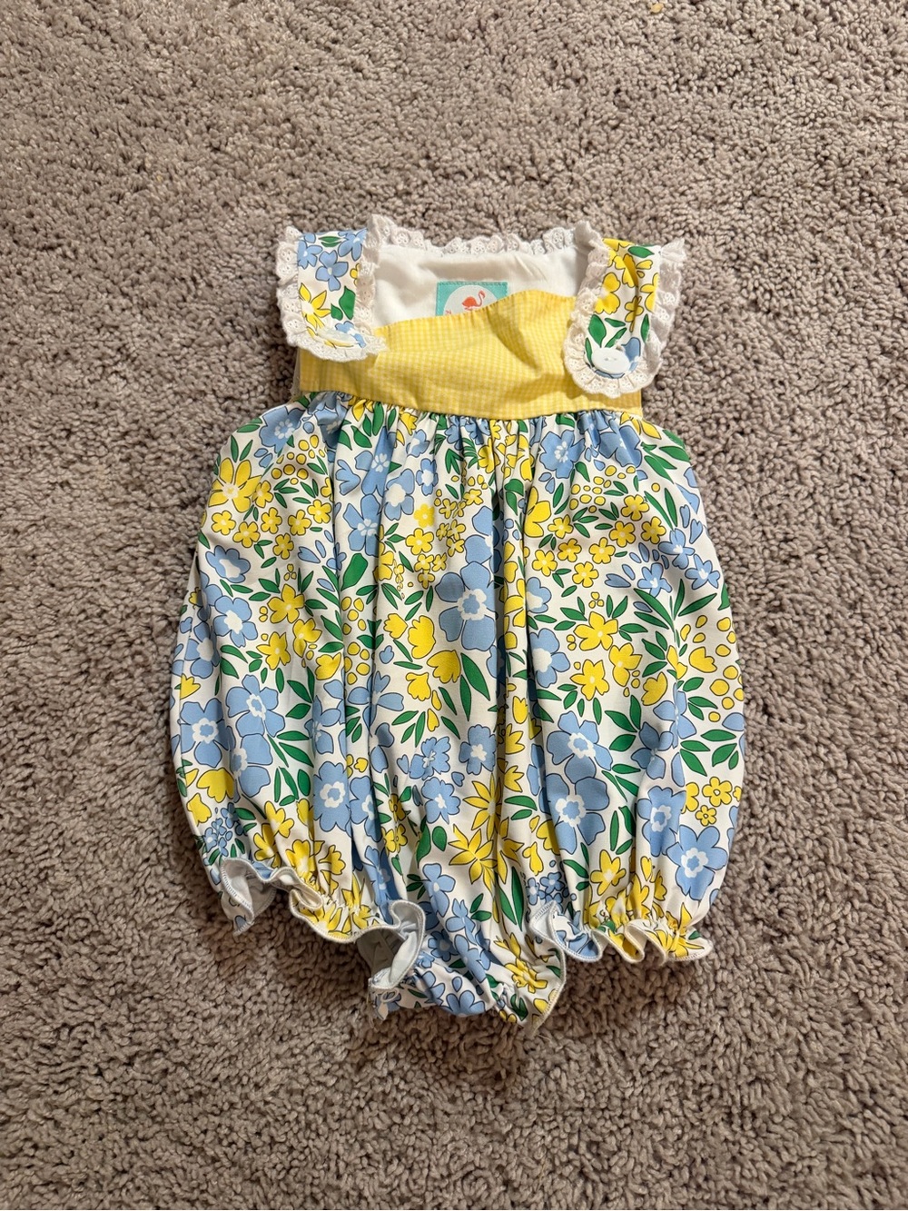 Smocked Flamingo Bubble